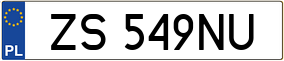Truck License Plate